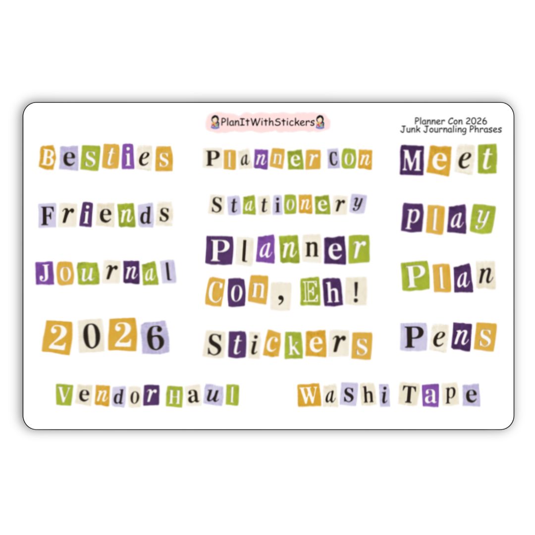 Junk Journaling Phrases