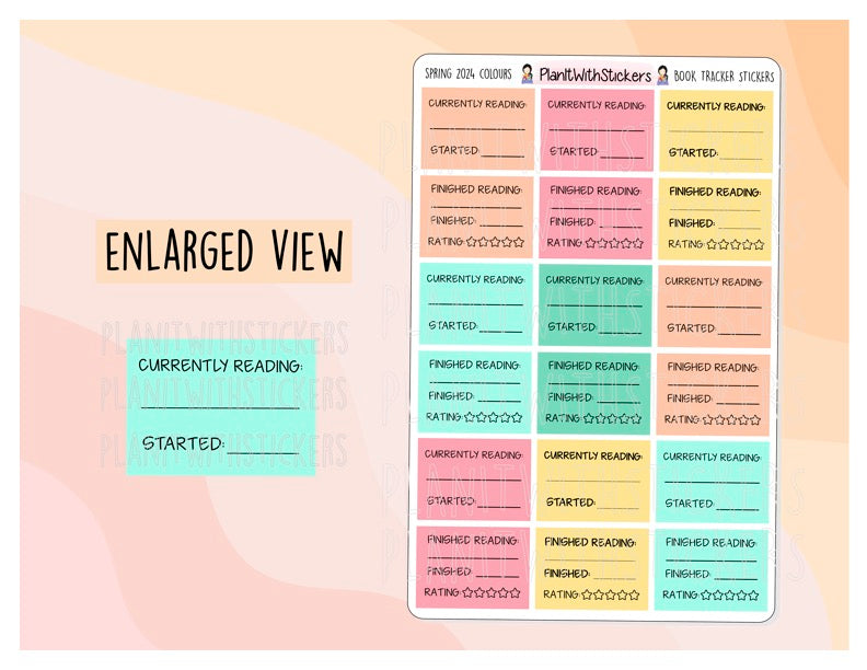 Duo Book Reading Tracker- Spring Bookish Collection