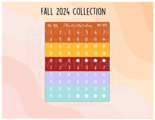 Date Dots - Fall 2024 Colours