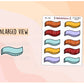 Sketched Ribbon Banners - Fall 2024 Colours