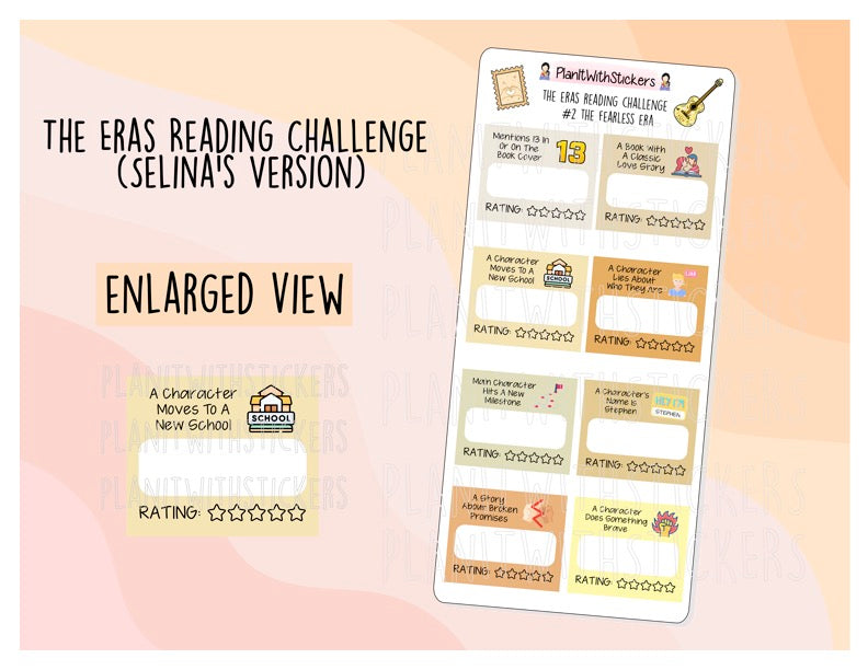 The Fearless Era (#2) The Eras Reading Challenge, Book Prompts for Musician/Singer Reading Challenge