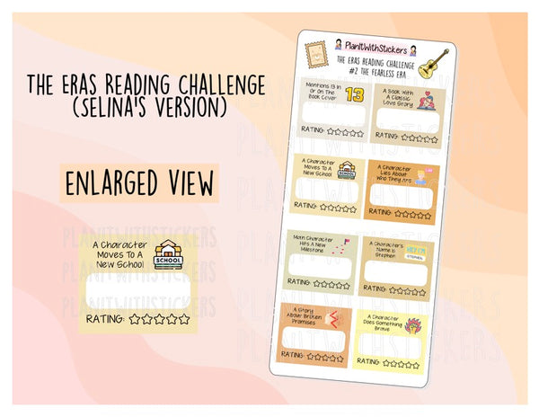 The Fearless Era (#2) The Eras Reading Challenge, Book Prompts for Musician/Singer Reading Challenge