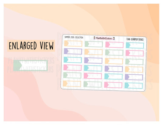 Flag Quarter Box - Summer 2024 Colours