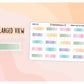 Gradient Washi Tape Sample Stickers