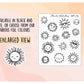 Happy Suns Deco Stickers