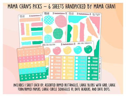 Mama Chan's Picks! Spring 2024 Colour Palette - 6 sheets