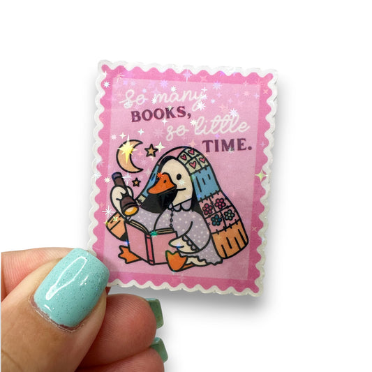 So Many Books So Little Time Silly Goose Diecut