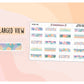 Tropical Beach Washi Tape Sample Stickers