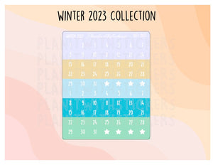 Date Dots - Winter 2023 Colours