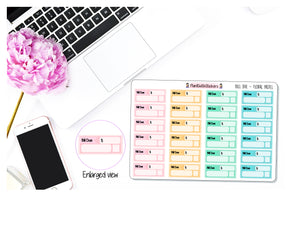 038 - FLORAL PASTEL Bill Due Pay Bill Planner Stickers for , Plum Paper, Recollections, and similar planners