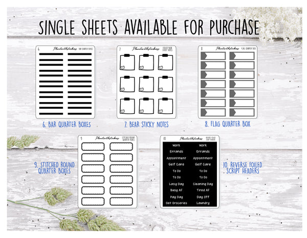 Build Your Own Bundle - FUNCTIONAL FOILED BUNDLE - Deluxe Bundle (10 sheets)