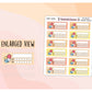 AM+PM Pill/Vitamin/Supplement Weekly Tracker