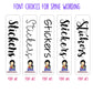 Planner Girl's Organized Chaos Sticker Storage Album