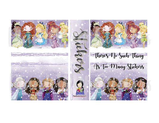 Winter Princess Sticker Storage Album