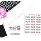 "Allergic To: Mondays" Potty Mouth Sarcasm Sticker