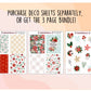 Berry Merry Full Boxes and Deco Sticker Sheets (3 SHEETS AVAILABLE)