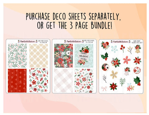 Berry Merry Full Boxes and Deco Sticker Sheets (3 SHEETS AVAILABLE)
