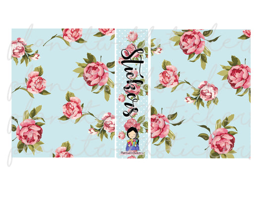 Blue Roses Sticker Storage Album