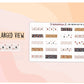 Boho Neutral Christmas Washi Tape Sample Stickers