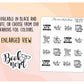 Book Lovers Quote and Phrases VERSION 3 Sampler Sticker Sheet for Planners