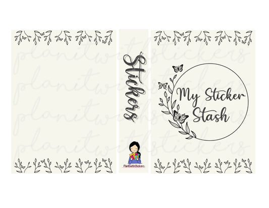 Butterfly Circle - My Sticker Stash - Sticker Storage Album