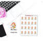 Me Time Chibi Girl Sticker for , Plum Paper, Recollections, and similar planners