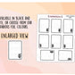 Floral Rectangle Functional Box Stickers