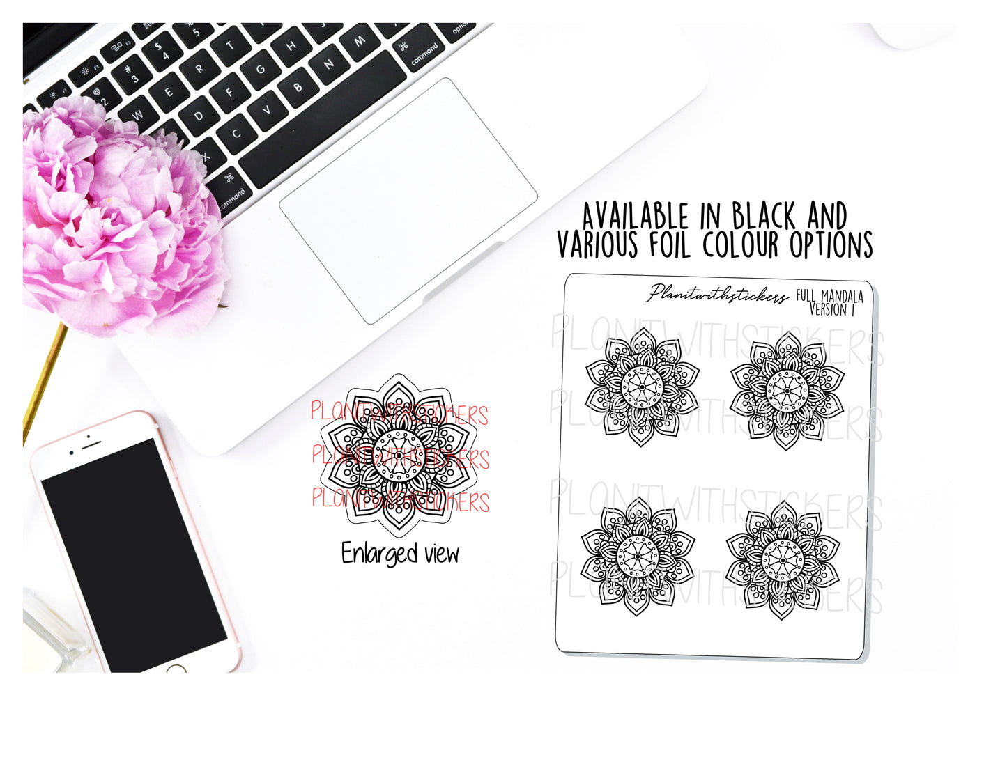 Full Size Mandala Stickers (V1)