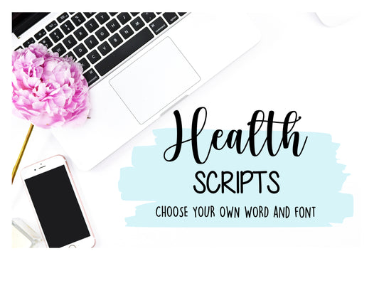 Health Script Stickers