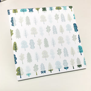 Winter Trees Premium Notepad - Made by Mama Chan