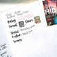 Bookish Things Bullet Journal Notebook
