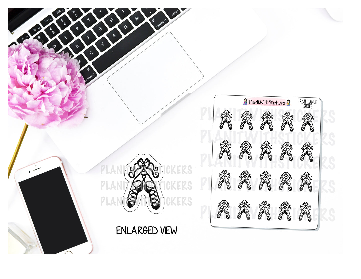 Irish Dance Stickers for Tracking Dance Lessons