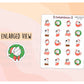 Kawaii Christmas Gift / Gift Box Cat Stickers