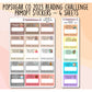 2023 Popsugar Reading Challenge Planner Sticker Kit Planner Stickers for Journal, Book Planner, and Scrapbooks.