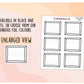 Handdrawn Picture Frames Functional Box Stickers
