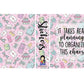 Planner Girl's Organized Chaos Sticker Storage Album
