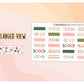 Rosebuds and Flowers Washi Tape Sample Stickers