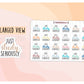 SER007 | Just Study, Seriously Sticker SERIOUSLY Series Sassy Quotes Planner Stickers for your planner