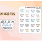 SER026 | Where are my Stickers, SERIOUSLY Series Sassy Quotes Planner Stickers for your planner