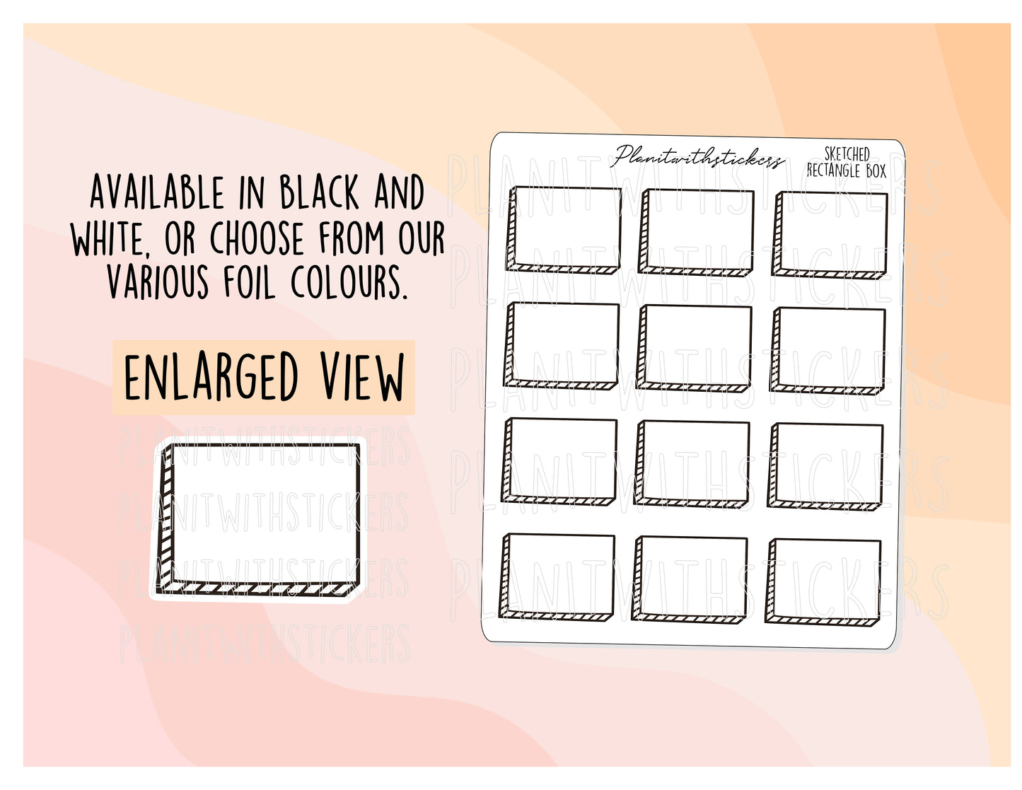 Sketched Rectangle Boxes