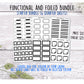 Starter FUNCTIONAL FOILED BUNDLE (6 sheets)