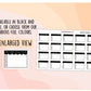 Scalloped Box Checklist / Check Box Stickers
