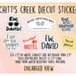 $chit*'s Creek Fan Favourite Phrase and Phrases Diecut Stickers