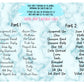School / College Script Stickers (Font 1 & 2)