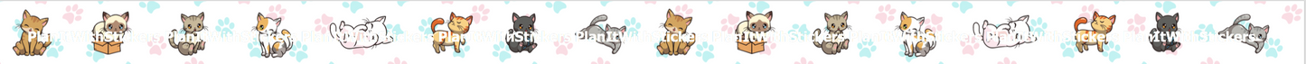 Kawaii Cat Lover Washi Tape Roll (EXCLUSIVE) [MAX. 2 ROLLS PER ORDER]