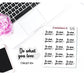 "Do What You Love" Self Care Stickers