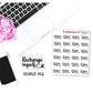 "Recharge Myself" Self Care, Mental Health Awareness, Wellness Stickers