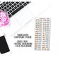 Thanksgiving Countdown Stickers - Neutral or Colour -  for  and Other Similar Sized Planners