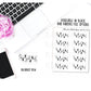 Winter Tree Light Banner Stickers