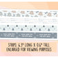 Winter Weather Washi Strip Stickers